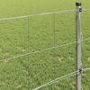 vidaXL Field Fence Gray 2.6'x 32.8'Steel