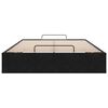 vidaXL Ottoman Bed Frame Black Velvet, Metal, Plywood, Engineered Wood