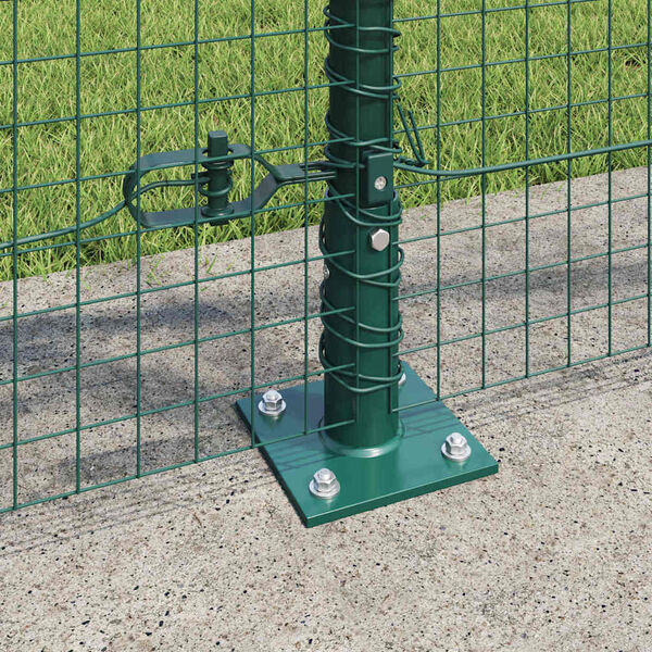 vidaXL Fence Post Green 82.02 x 3.28 ft (0.98 x 0.98 in mesh) Steel