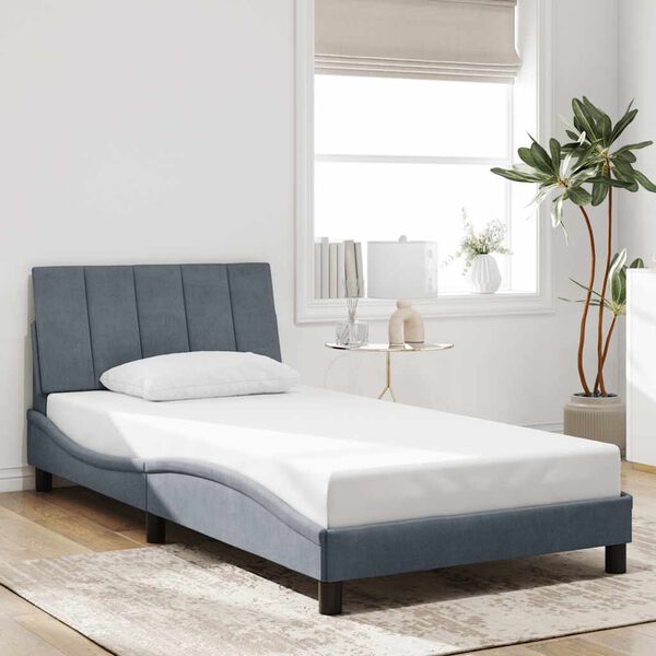vidaXL Bed Frame Dark Grey