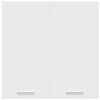 vidaXL Hanging Cabinet High Gloss White Engineered Wood Hanging Cabinet
