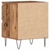 vidaXL Bedside Cabinet 2 pcs Old wood 40 x 35 x 50 cm Engineered wood