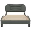 vidaXL Bed Frame Dark Grey