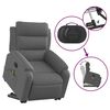 vidaXL Electric Stand Up Massage Recliner Chair Dark Gray