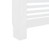 vidaXL Radiator Covers 2 pcs White 44.1"x7.5"x32.1" MDF