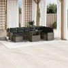 vidaXL Garden Sofa Set Grey