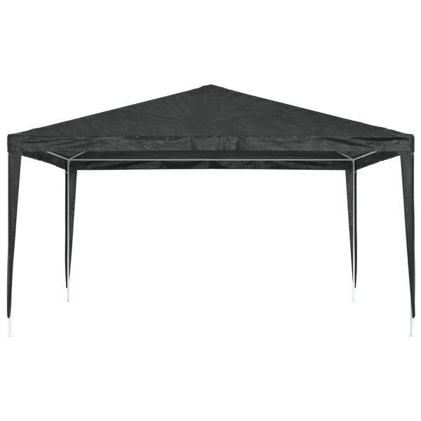 vidaXL Party Tent Anthracite Polyethylene 13.1 x 13.1 ft Durable