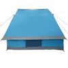 vidaXL Camping Tent with Roof Blue 87.80 x 64.17 x 51.18 in Taffeta