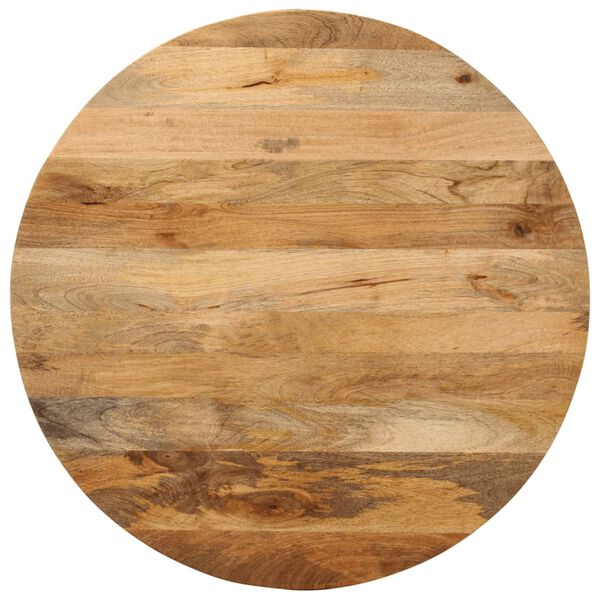 vidaXL Table Top natural wood Solid Mango Wood 27.6 in Diameter Durable