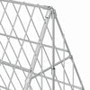 vidaXL Rabbit Cage Silver 215 x 100 x 85 cm Galvanised Steel