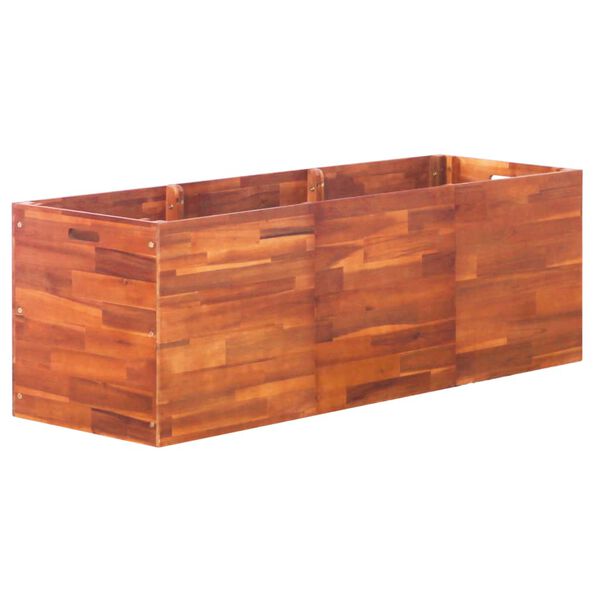 vidaXL Raised Bed Natural brown Solid Acacia wood Large Durable