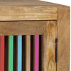 vidaXL Bedside Cabinet Multicolored wood finish