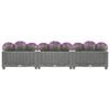 vidaXL Raised Bed Light grey Polypropylene Large Durable Raised Bed