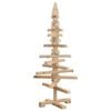 vidaXL Wooden Christmas Tree for Decoration 35.4" Solid Wood Pine