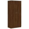 vidaXL Wardrobe Brown Oak Engineered Wood 35.4x19.7x78.7in Wardrobe
