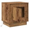 vidaXL Bedside Cabinet Old Wood 17.32 x 13.58 x 17.72 in