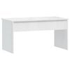 vidaXL Coffee Table High gloss white Engineered wood Medium
