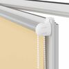 vidaXL Roller Blind Beige 100% Polyester 43.3 x 59.1 in