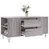 vidaXL Coffee Table Gray Sonoma Engineered wood, Metal Medium