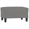 vidaXL 3 Piece Sofa Set with Cushions Dark Gray Fabric