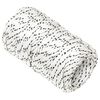 vidaXL Braided Boat Rope White 0.08 "x82.0 ' Polyester