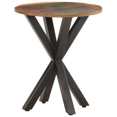 vidaXL Side Table 18.9"x18.9"x22" Solid Reclaimed Wood