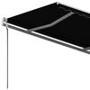 vidaXL Freestanding Manual Retractable Awning 118.1"x98.4" Anthracite
