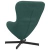 vidaXL Egg Chair Dark Green 24.80 x 28.74 x 35.43 in Velvet