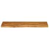 vidaXL Table Top 55.1"x15.7"x1.5" Live Edge Solid Wood Mango