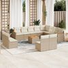 vidaXL Garden Sofa Set Beige