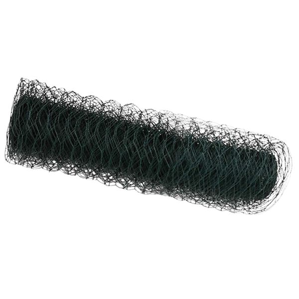 vidaXL Hexagon Fence Green 0.8 x 50 m Steel