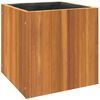 vidaXL Garden Planter Oiled Wood Solid Acacia Wood Medium Durable