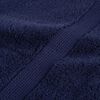 vidaXL Bath Towel Set of 10 Navy Blue 100% cotton 39.4 x 59.1 in