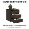 vidaXL Garden Storage Cabinet Brown PE rattan Medium Garden Storage