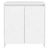 vidaXL Sideboard White 27.6"x16.1"x29.5" Engineered Wood