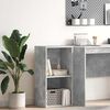 vidaXL Book Cabinet Concrete Grey Engineered Wood Medium Book Cabinet