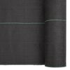 vidaXL Weed Membrane Black with green stripes Polypropylene 3.3 x 82.0 ft