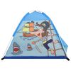 vidaXL Play Tent Blue, White, Gray, Mint Green