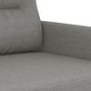 vidaXL 3-Seater Sofa Dark Gray 82.7" Fabric