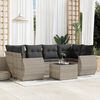 vidaXL Garden Sofa Set Light Grey, Dark Grey