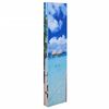 vidaXL Folding Room Divider 63"x66.9" Beach