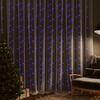 vidaXL Curtain Fairy Light Blue Plastic 9.8x9.8ft Curtain Fairy Light