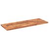 vidaXL Table Top 63"x19.7"x1" Rectangular Solid Wood Acacia