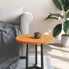 vidaXL Table Top Round Wax Brown &Oslash;19.7x1.0" Solid Wood Pine