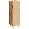 vidaXL Bathroom Cabinet Old wood Engineered wood, iron Tall