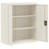 vidaXL File Cabinet White 35.4x15.7x57.1" Steel