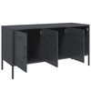 vidaXL TV Cabinet Anthracite Steel Medium TV Cabinet Rectangular