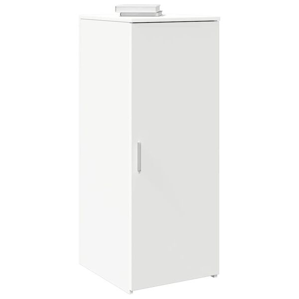 vidaXL Storage Cabinet White Engineered Wood Compact Stylish