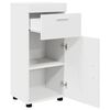 vidaXL Bathroom Cabinet Set TULUM White 14.57 x 12.40 x 32.28 in