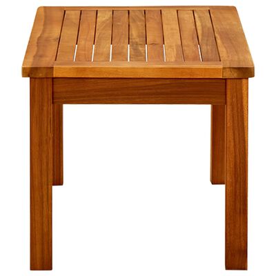 vidaXL Patio Coffee Table 27.6"x15.7"x14.2" Solid Acacia Wood
